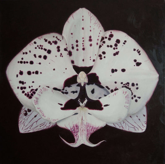 Do you see me now? II – Orchideen-Ölgemälde