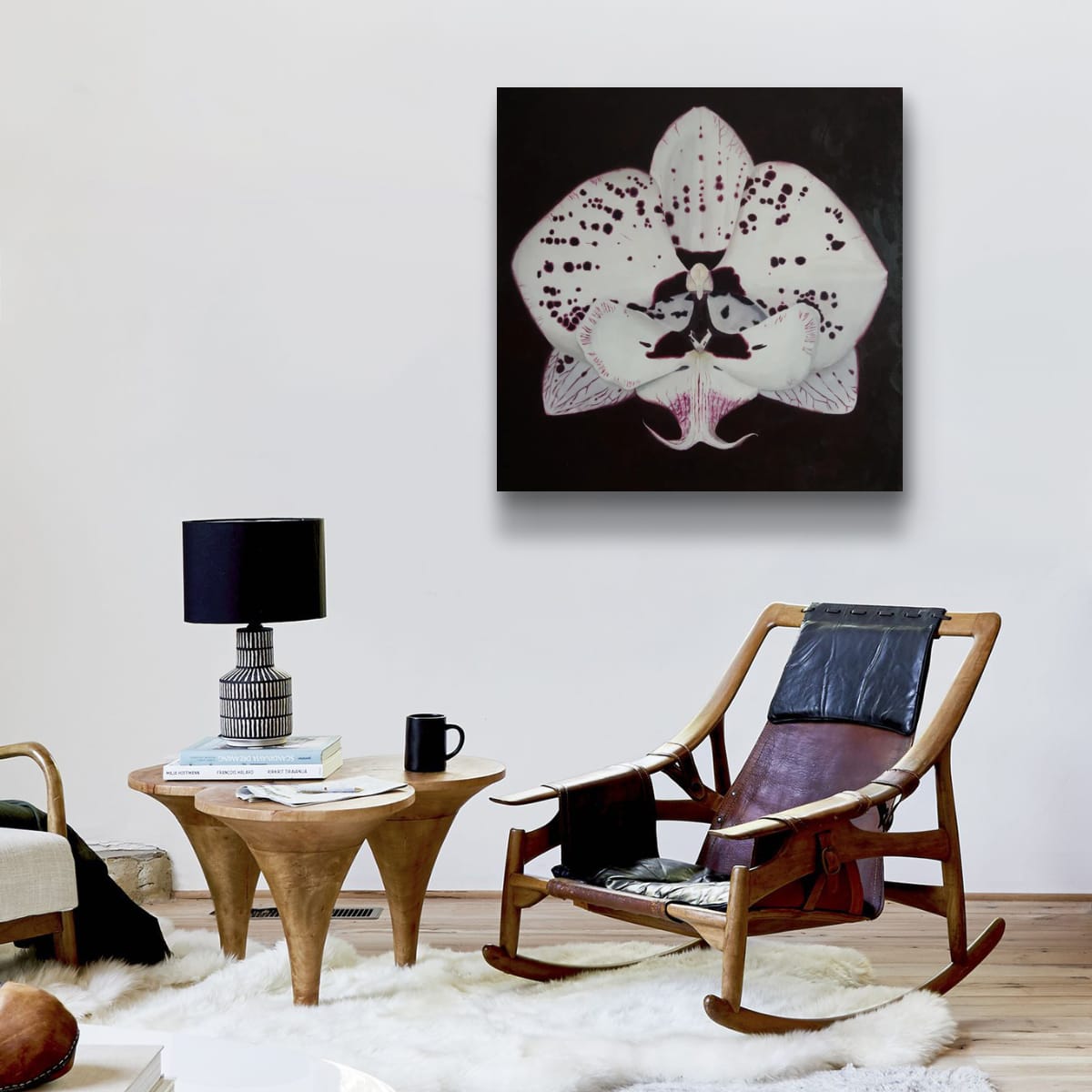 Do You See Me Now? II – Orchid Oil Painting