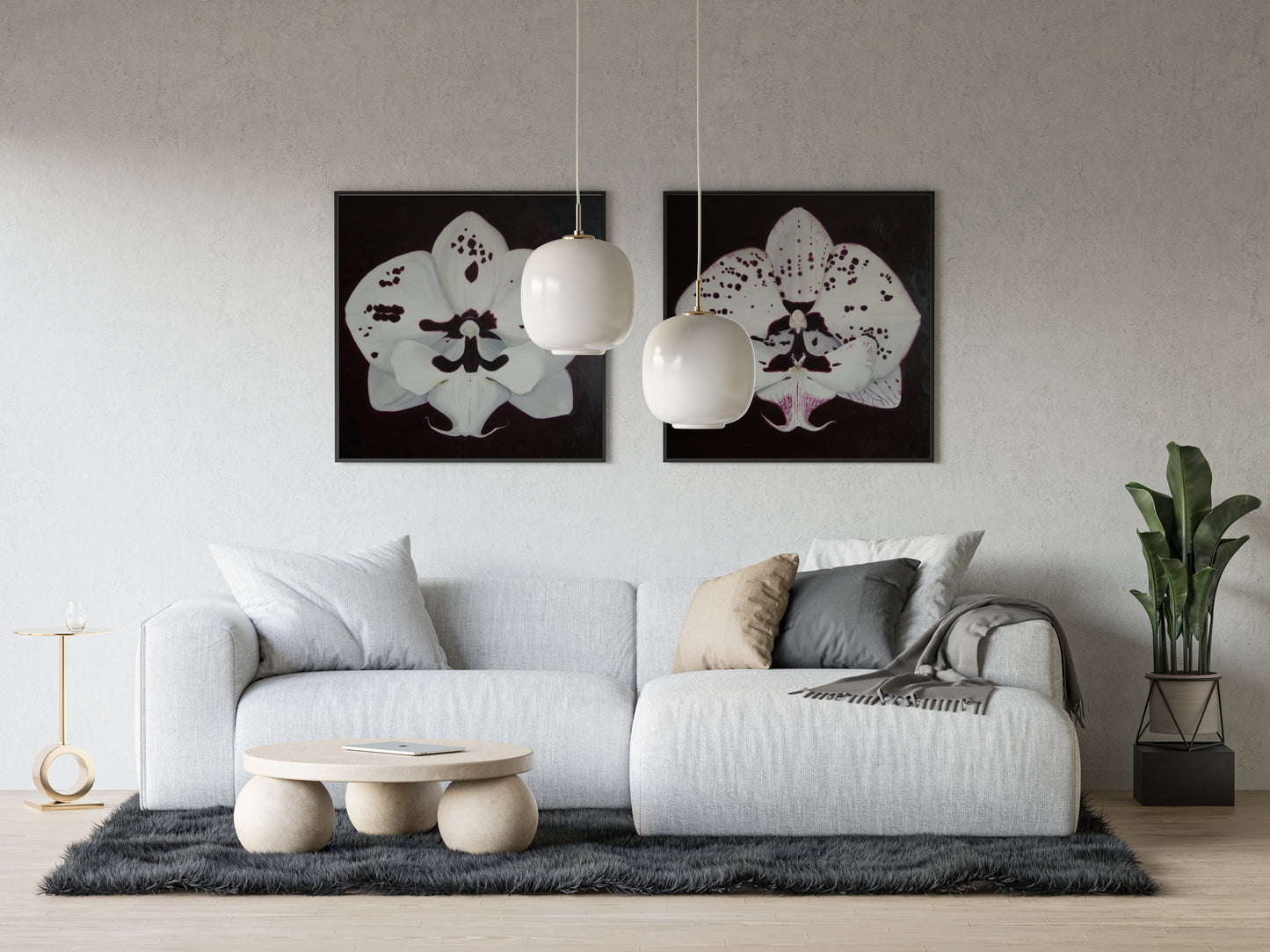 Do You See Me Now? III – Orchid Oil Painting